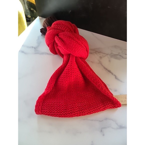 Old Navy Red And Maroon Winter Scarf - Picture 8 of 10